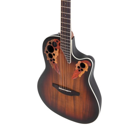 Ovation Elite Plus CE48P Super Shallow Koa Burst corps